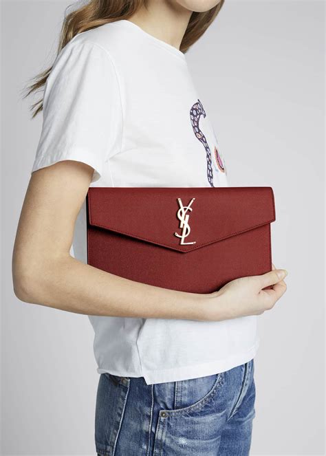 ysl uptown pouches|ysl uptown clutch sale.